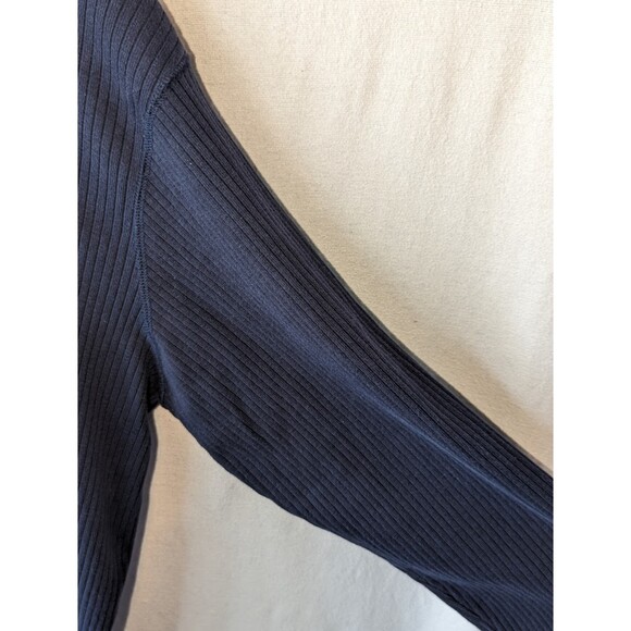 Y2K Polo Sport Ralph Lauren Ribbed Turtleneck Navy Blue Men's Size XXL / 2XL - Picture 7 of 9